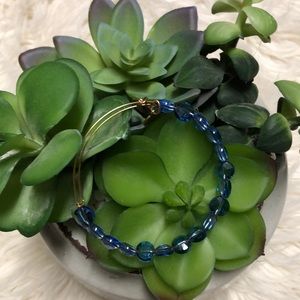 Alex and Ani Blue Beaded Bracelet